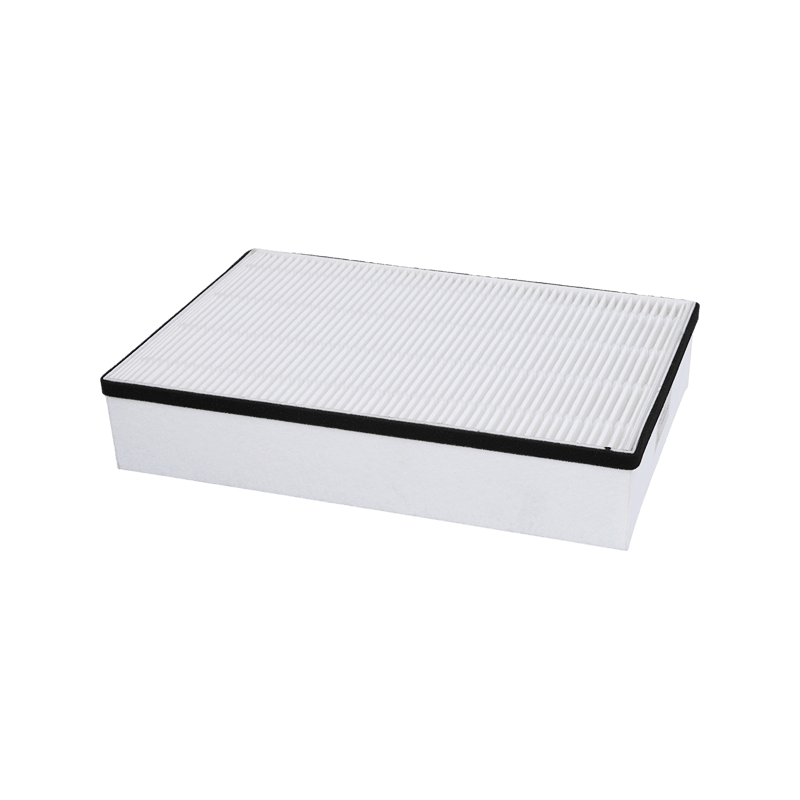 Filtro de aire de panel de alta eficiencia con bordes de material base de PET
